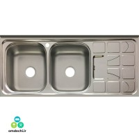 سینک روکار ظرفشویی الماس ابعاد 50*120